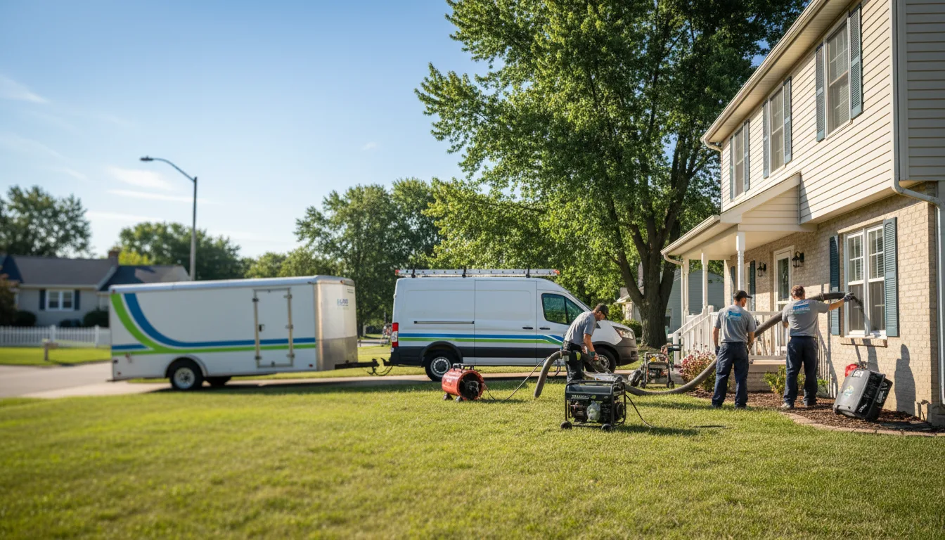 Flooded Basement Restoration And Cleanup With Repair in Lineville, IA near me